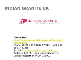 Indian Granite UK.pptx