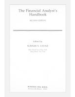 ALAN R SHAW - The Financial Analyst Handbook -Ch 11- Market Timing and Technical Analysis.pdf
