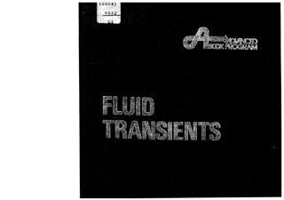 Fluid Transients ,Wylie,Streeter.pdf