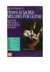 Partituras Acoustic Guitar - Hinos evangélicos - álbum completo para violão solo.doc