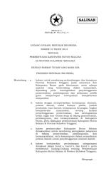 UU Nomor 16 Tahun 2014 (PEMBENTUKAN KABUPATEN BUTON SELATAN DI PROVINSI SULAWESI TENGGARA).pdf