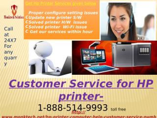 1Customer Service for HP printer.pptx
