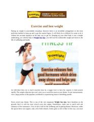Exercise and lose weight.pdf